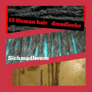 15 Human Hair Dreadlocks Extensions